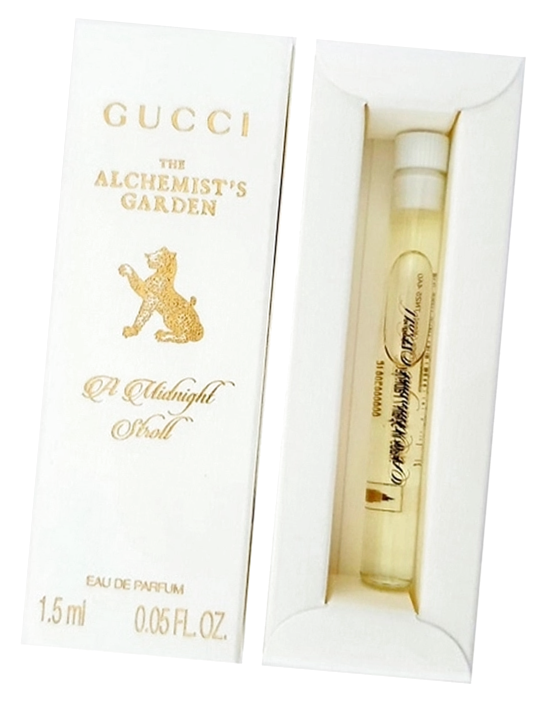Красивый и стойкий аромат: Парфюмерная вода Gucci A Midnight Stroll пробник 1.5 / Гуччи Э Миднайт Строл миниатюра