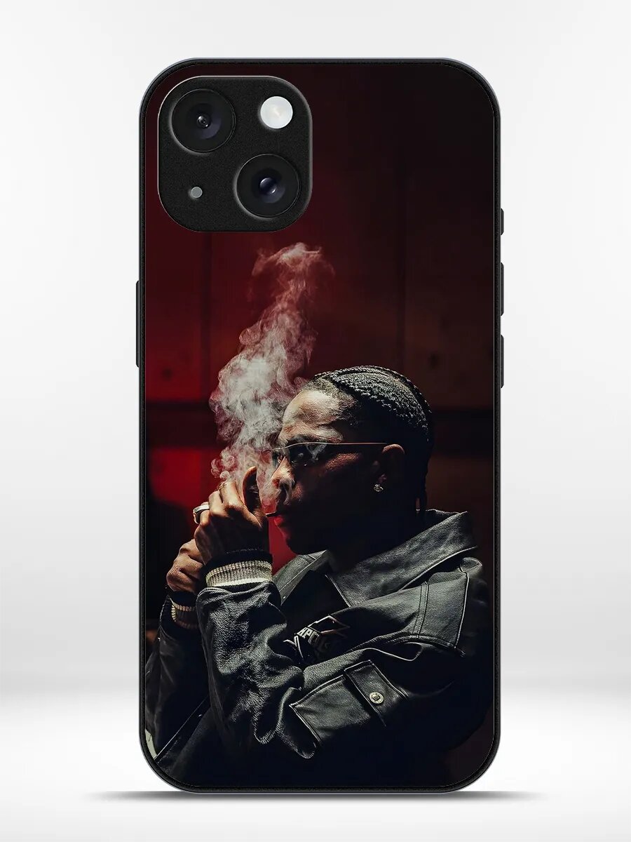Чехол на iPhone 15 Plus Трэвис Скотт