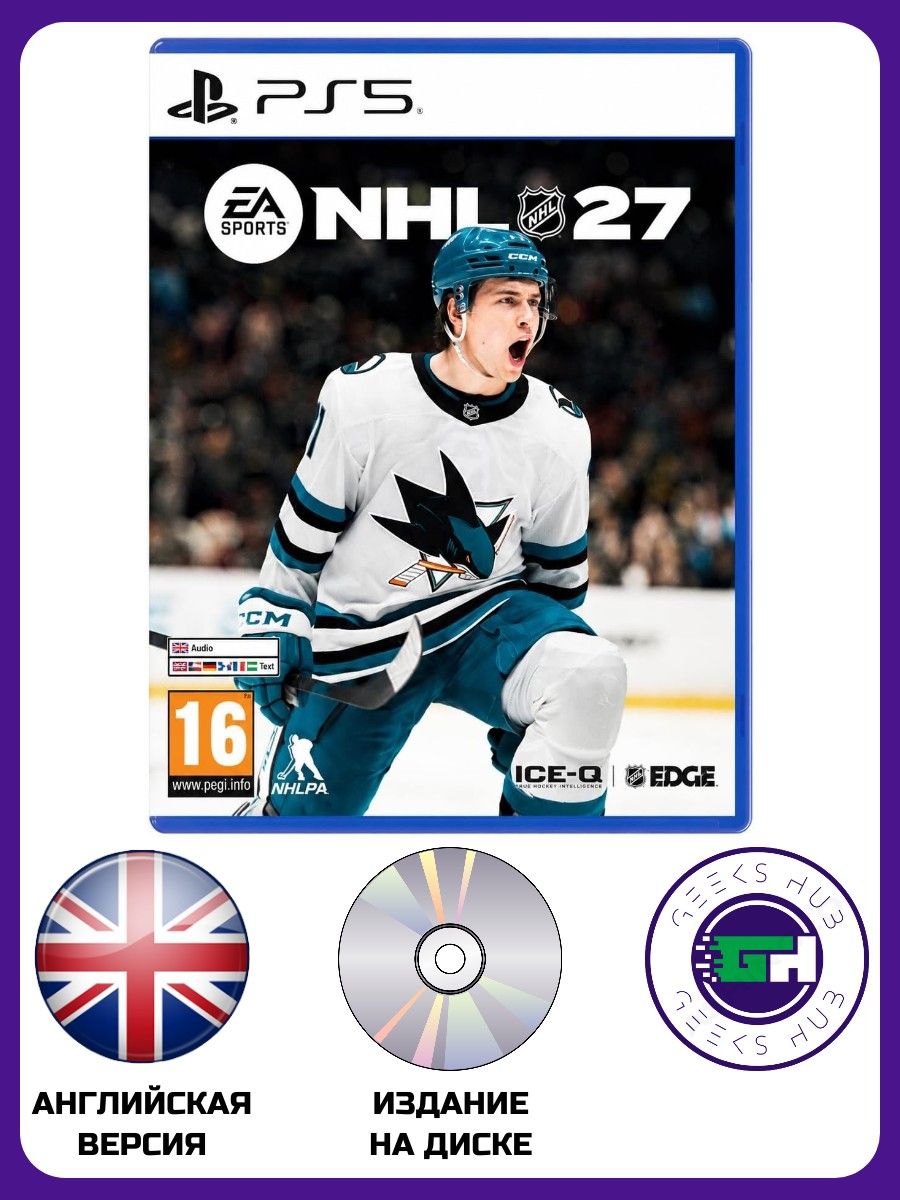 Видеоигра NHL 27 для PlayStation 5, Blu-Ray, английская версия