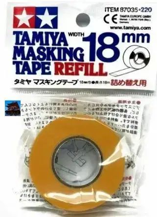 Tamiya 87035 Маскировочная лента, ширина 18мм, длина 18м. рулон