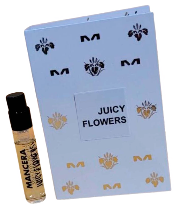 Красивый аромат Mancera Juicy Flowers пробник 2 / Парфюмерная вода Мансера Джуси Фловерс миниатюра / Сэмпл парфюма