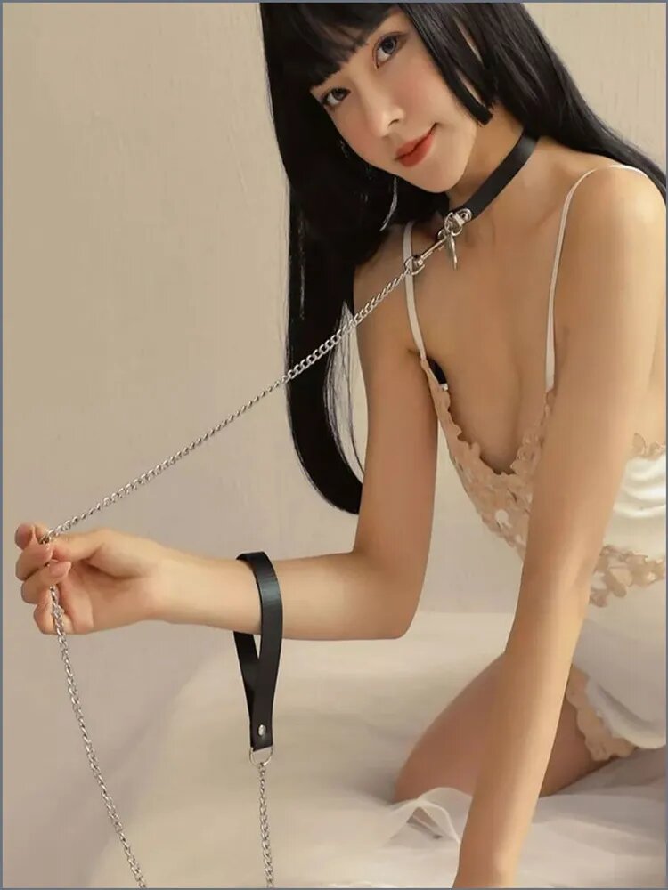 Чокер эротический "Сердце"/Бдсм ошейник 18+ для ролевых игр/Товары для взрослых эротик