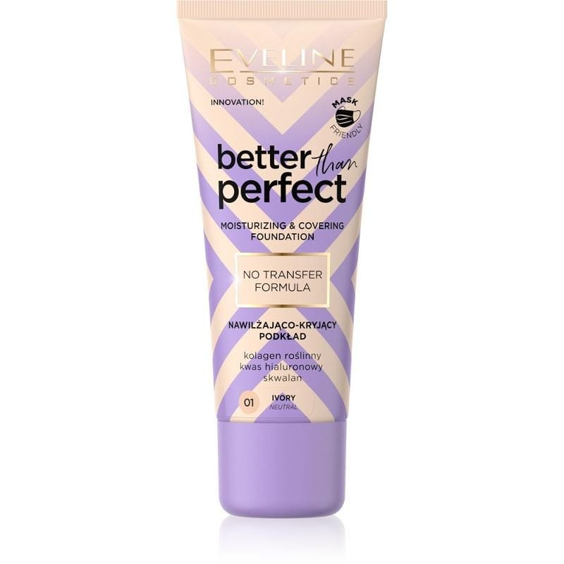 Тональный крем Eveline Cosmetics Better Than Perfect, № 01 ivory, 30 мл