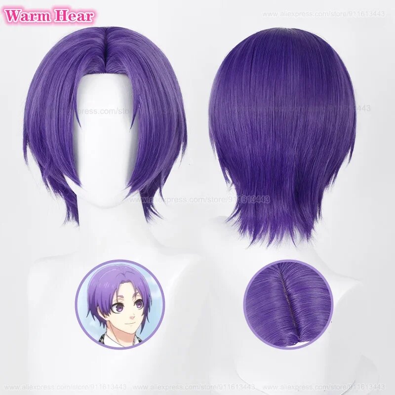 Фиолетовый косплей парик Reo Mikage C