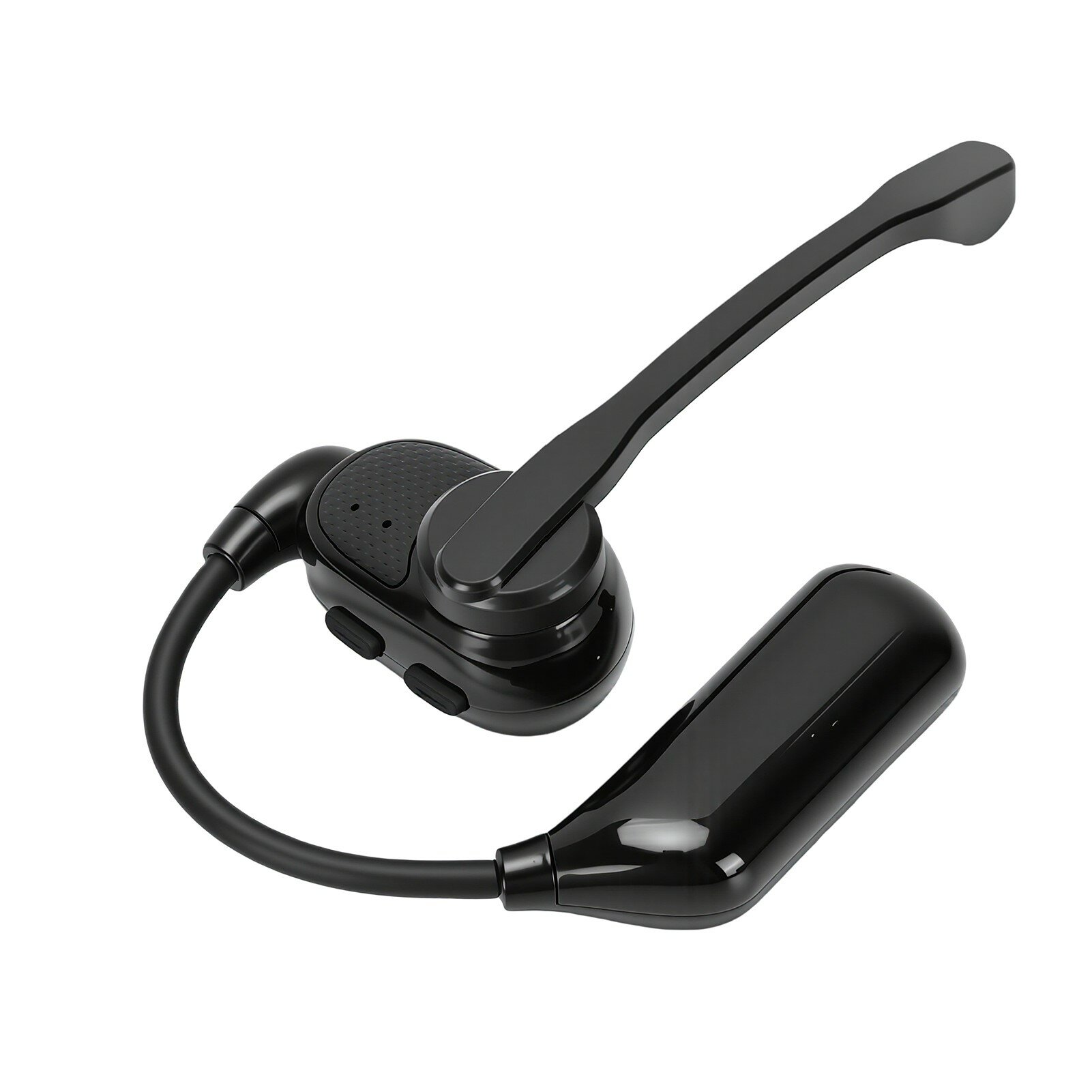 Наушники с ушными крючками Bluetooth 6.3, беспроводные, с магнитным микрофоном и шумоподавлением, 25 часов разговора