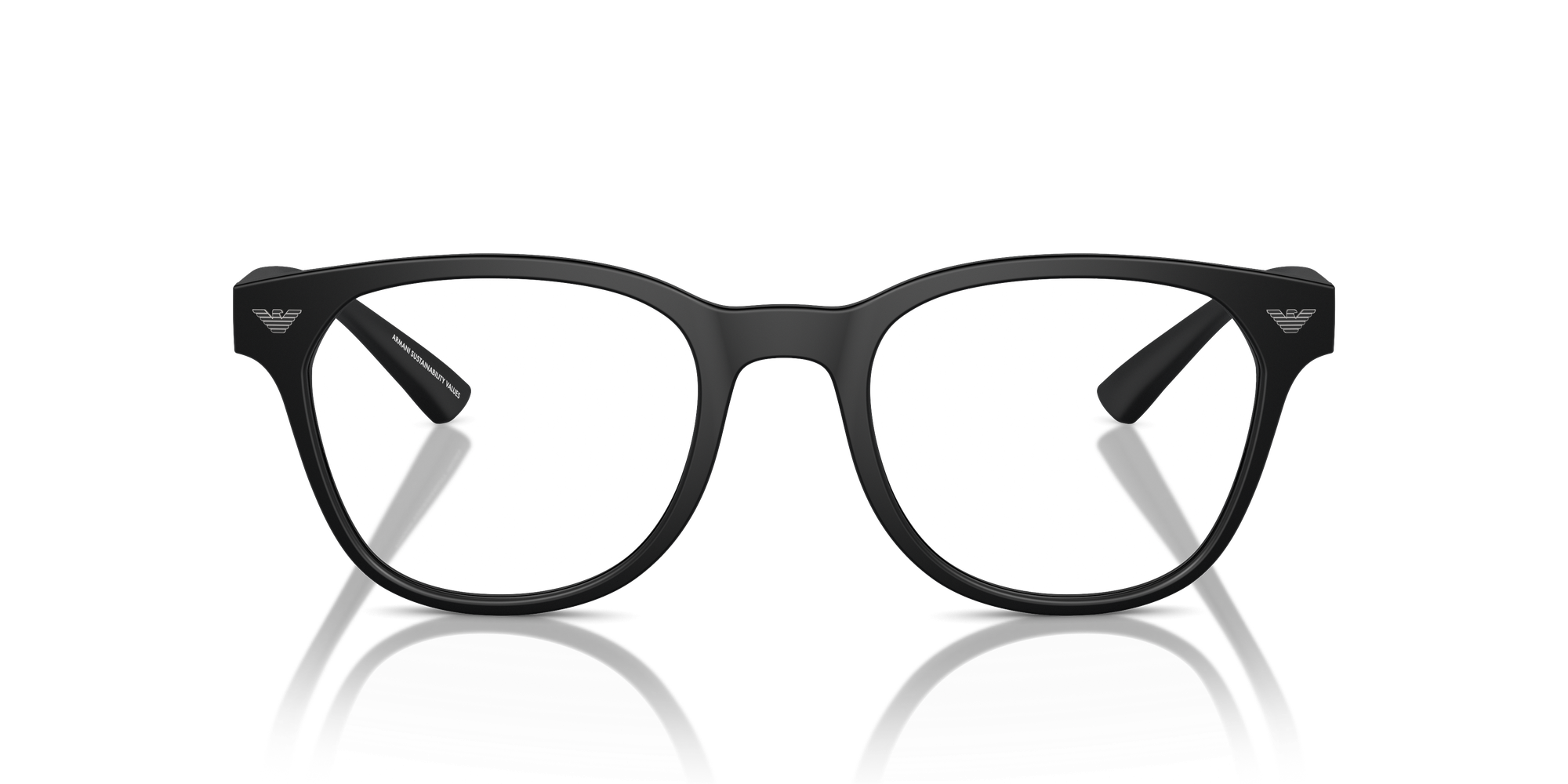 Оправа Emporio Armani 0EA3240U 5001 52 панто полноободковая инжектированный пластик матовая черная мужская