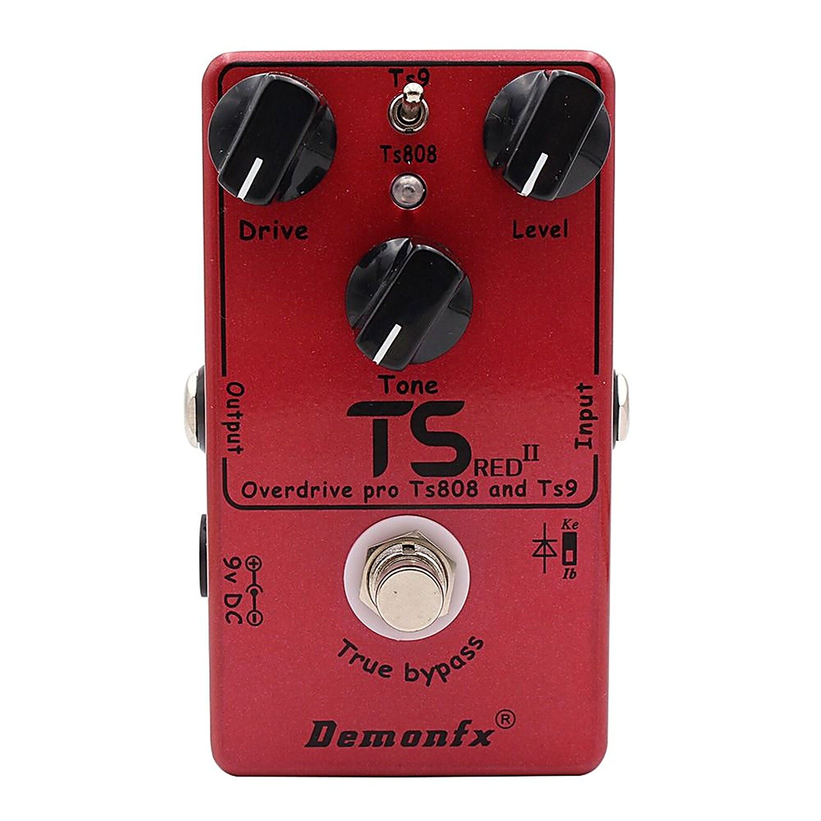 Эффекты Для Электрогитары Demonfx Overdrive Педаль Эффектов 2-в-1, Overdrive И Distortion True Buypass
