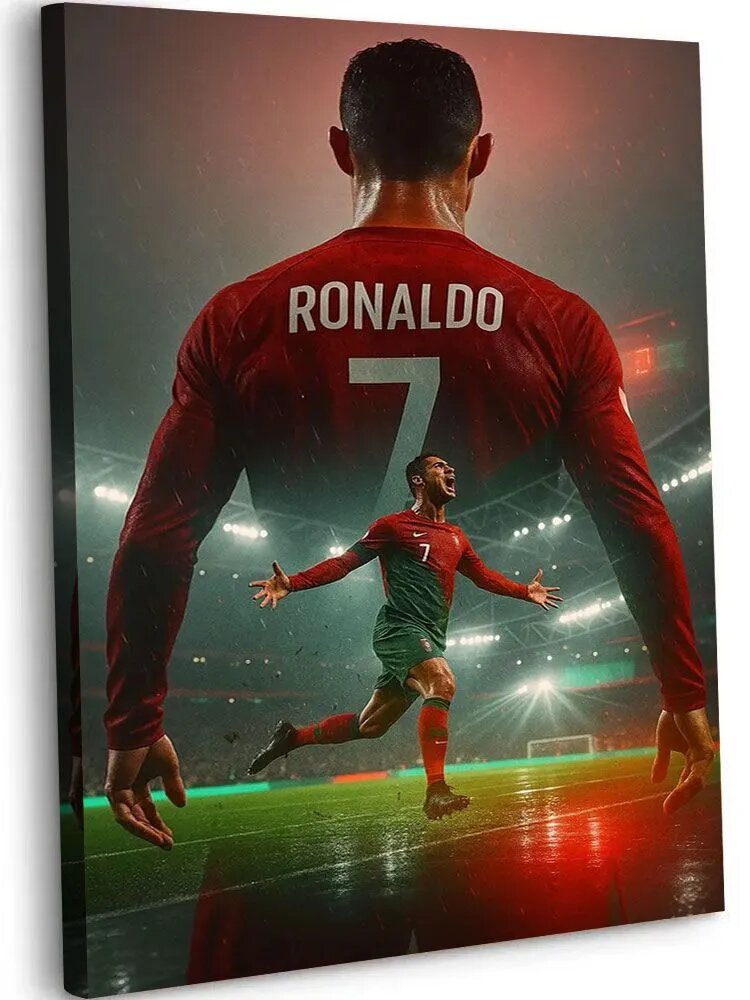 Картина по номерам Ronaldo 40х50cm, раскраска по номерам, набор для творчества