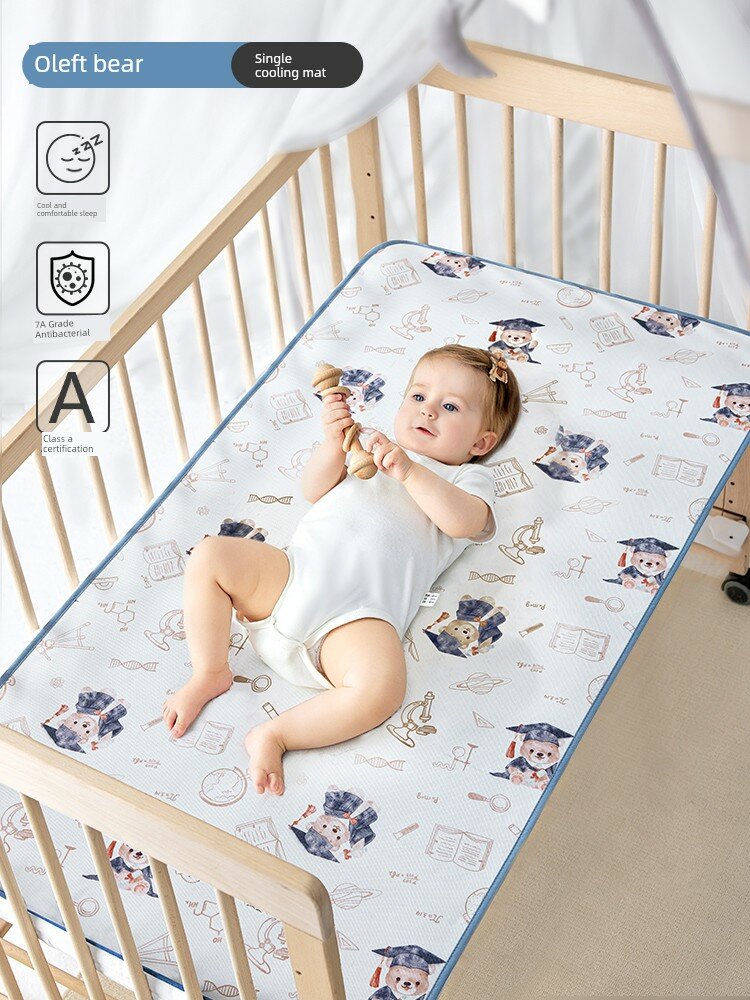 Levitt Bear 7A Антибактериальный Мат для Сна Младенца, 100x56 см Прохладный Не Холодный