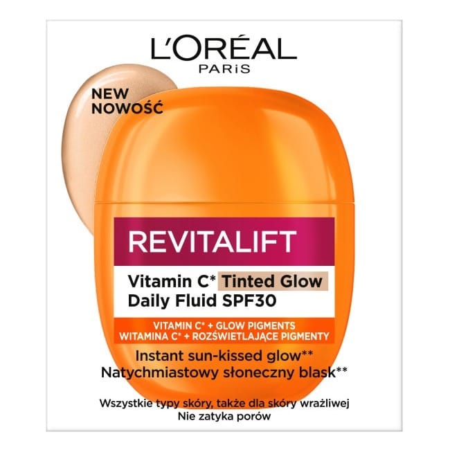 Тональный крем L'Oreal Paris Revitalift Vitamin C Tinted Glow, 40 мл