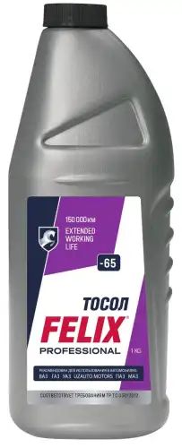 Тосол FELIX 1 kg концентрат красный до -65