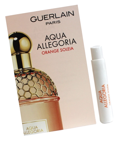 Туалетная вода Герлен Оранж Солея 1 мл унисекс - Guerlain Aqua Allegoria Orange Soleia миниатюра Красный Апельсин