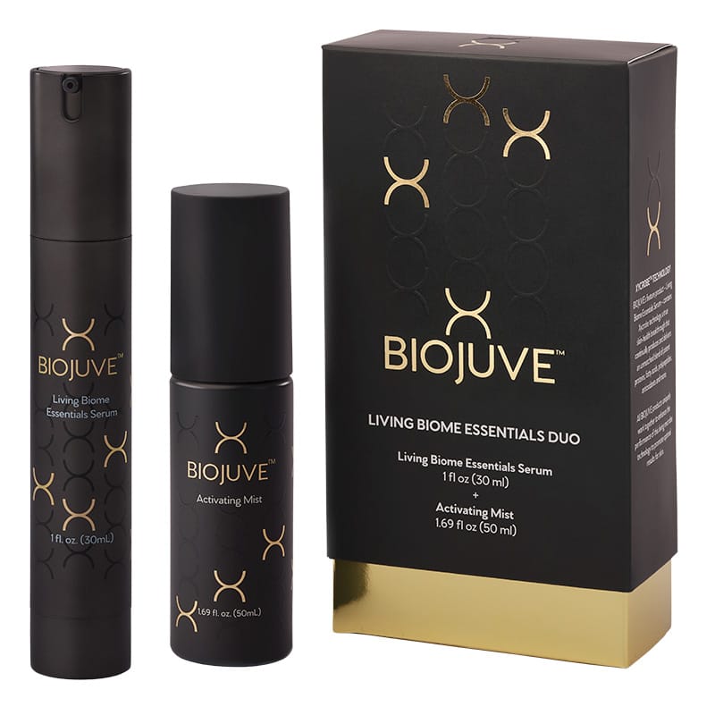 Набор уходовой косметики Biojuve Living Biome Essentials Duo: сыворотка для лица 30 мл + активирующая мист 50 мл