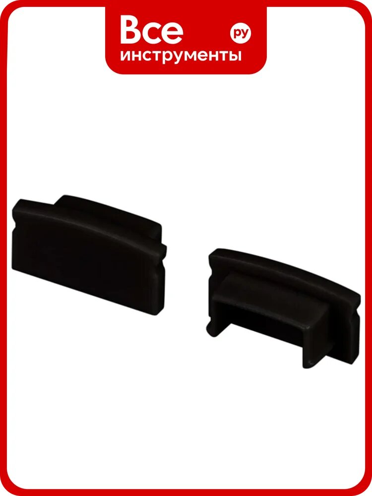 Заглушка Arlight LINE-1708 BLACK глухая, 1 комплект 040316