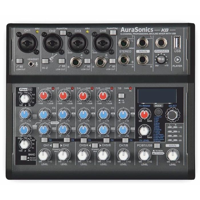 AuraSonics K8 Аналоговый микшер
