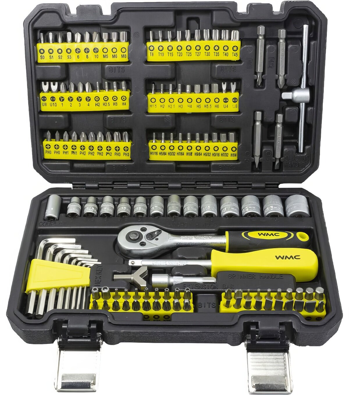 Набор инструментов WMS Tools 130пр. 1/4', 6гр, 4-14мм WMC-20130(48166)