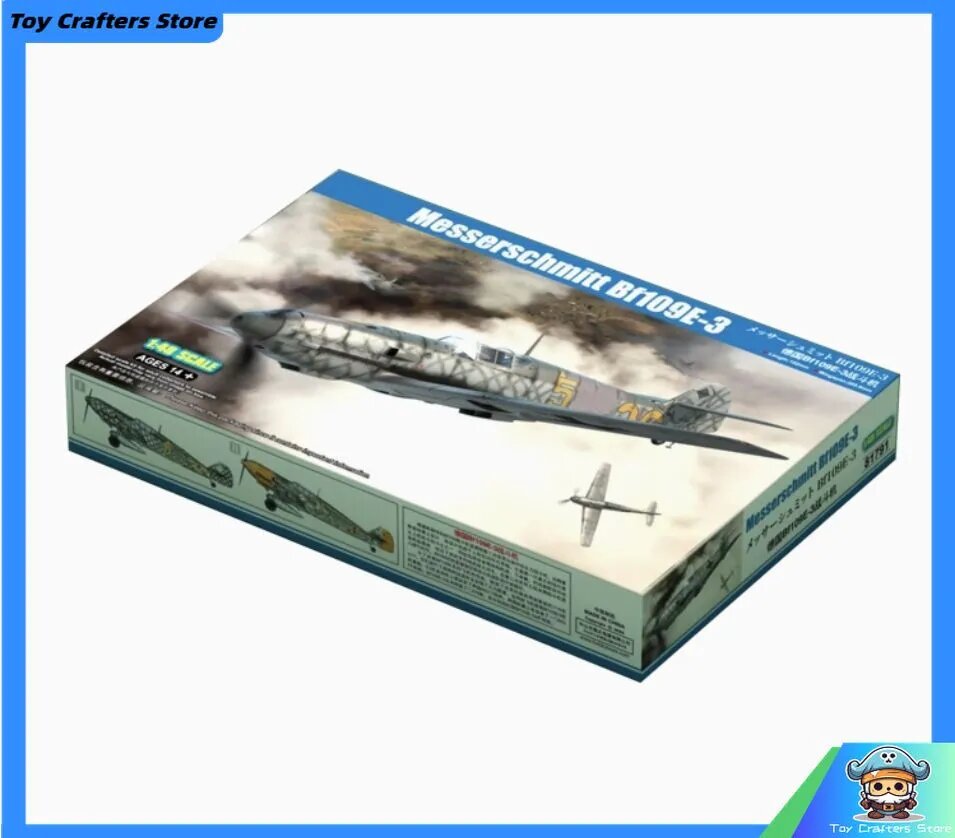 Hobbyboss 81791 1/48 Германия MeЗершмит Bf109E-3 Модельный комплект Самолеты