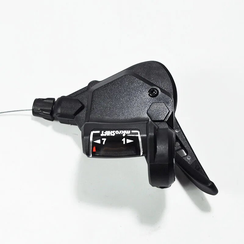 Переключатель скоростей MicroSHIFT TS38-7, черный, 7 скоростей