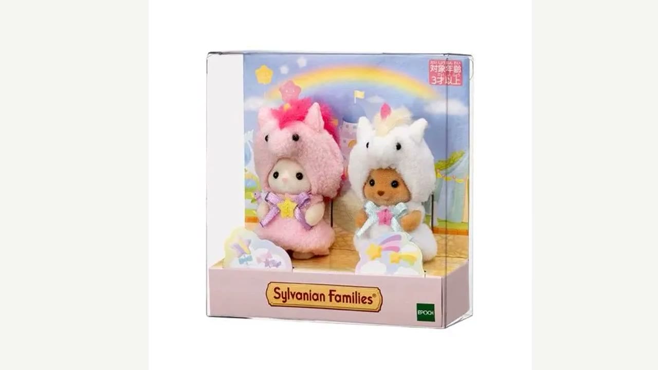 Sylvanian Families Unicorn Baby Set Кукла для девочек 3-5, коллекционные фигурки — фото 1