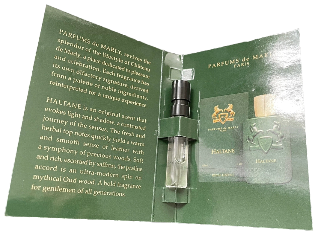 Парфюмерная вода Parfums De Marly Haltane 1.5 миниатюра / Пробник парфюма Парфюм Де Марли Халтан / Сэмпл аромата