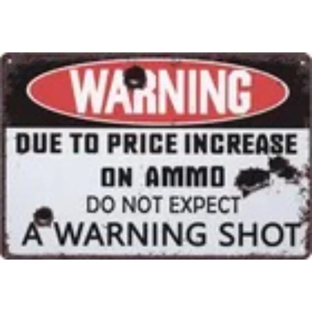 Металлический постер на стену , знак Warning Do Not Expect A Warning Shot, для украшения двора, дачи, охранной зоны, 20x30cm