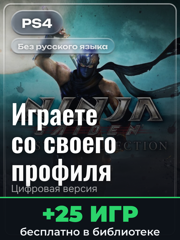 NINJA GAIDEN: Master Collection для PlayStation 4: цифровая версия PSN, активация на вашей консоли