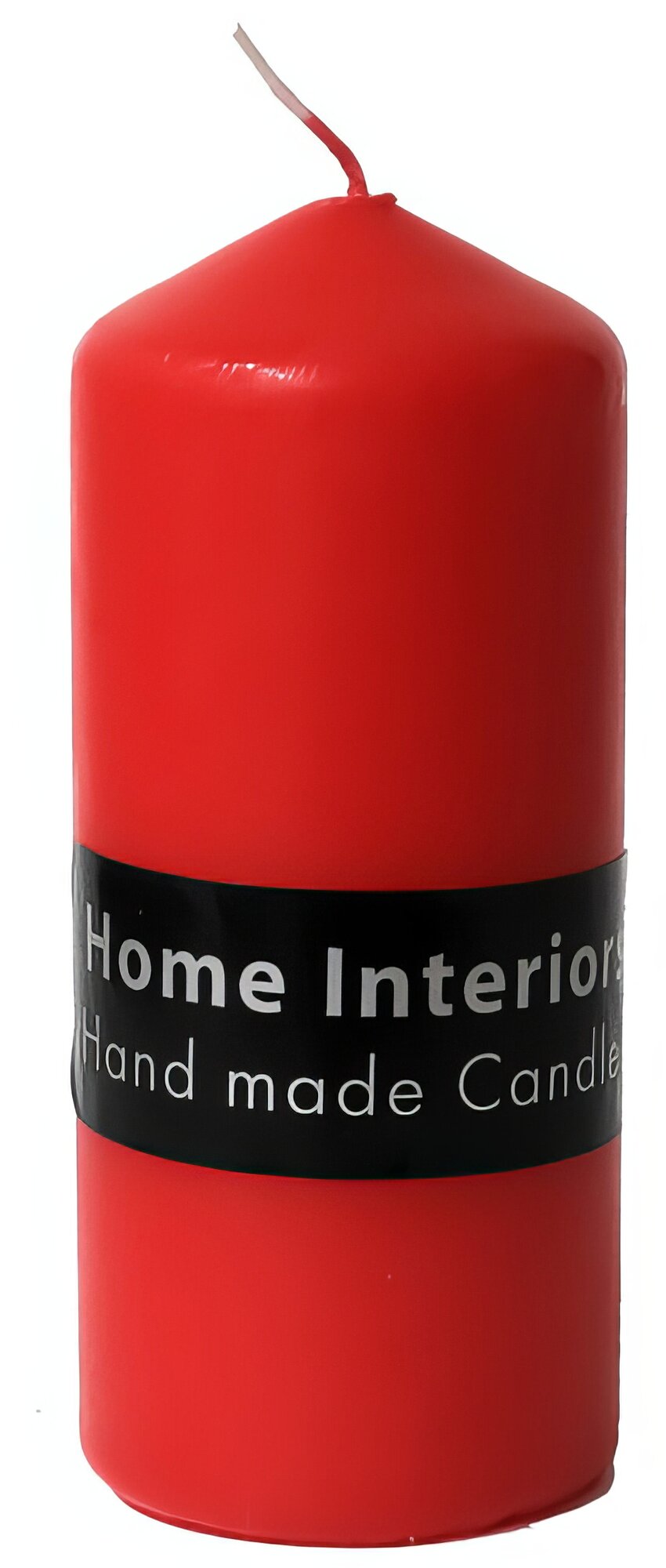 Свеча-столбик HOME INTERIORS 6х12см 30ч/г красная без аромата