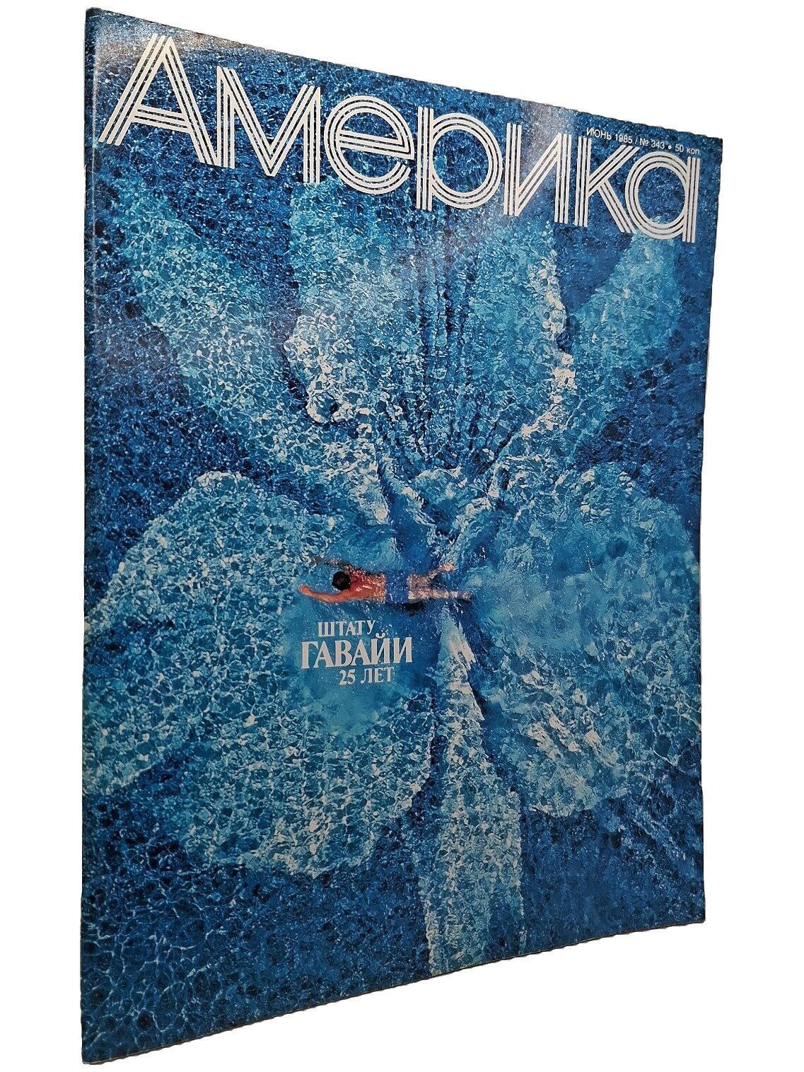 Америка. Июнь 1985 / № 343. Не указан. Информационное агентство США. 1985. Мягкая обложка