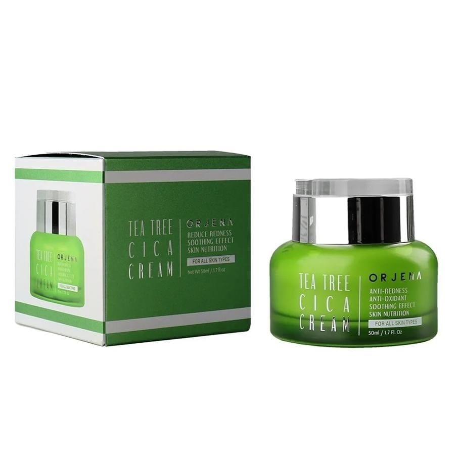 Крем для ухода за кожей Orjena Tea Tree Cica Cream, успокаивающий крем для лица с экстрактом центеллы азиатской, 50 мл