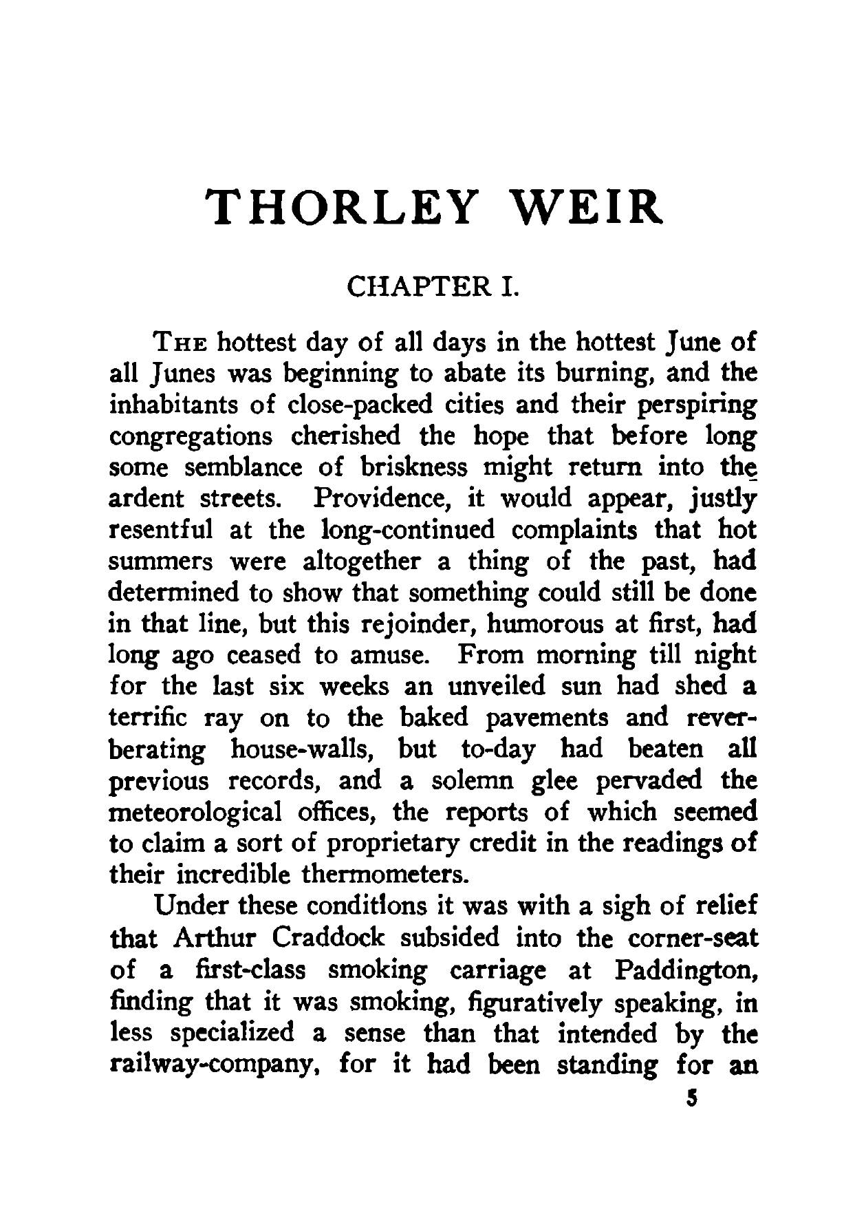 Thorley Weir | Benson E F | 1913 | Репринт — фото 1