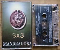 Аудиокассета мандрагора '3x3' (1997 Russian press, Dolby HX PRO, MAN 077, mint/mint) (MC7061)