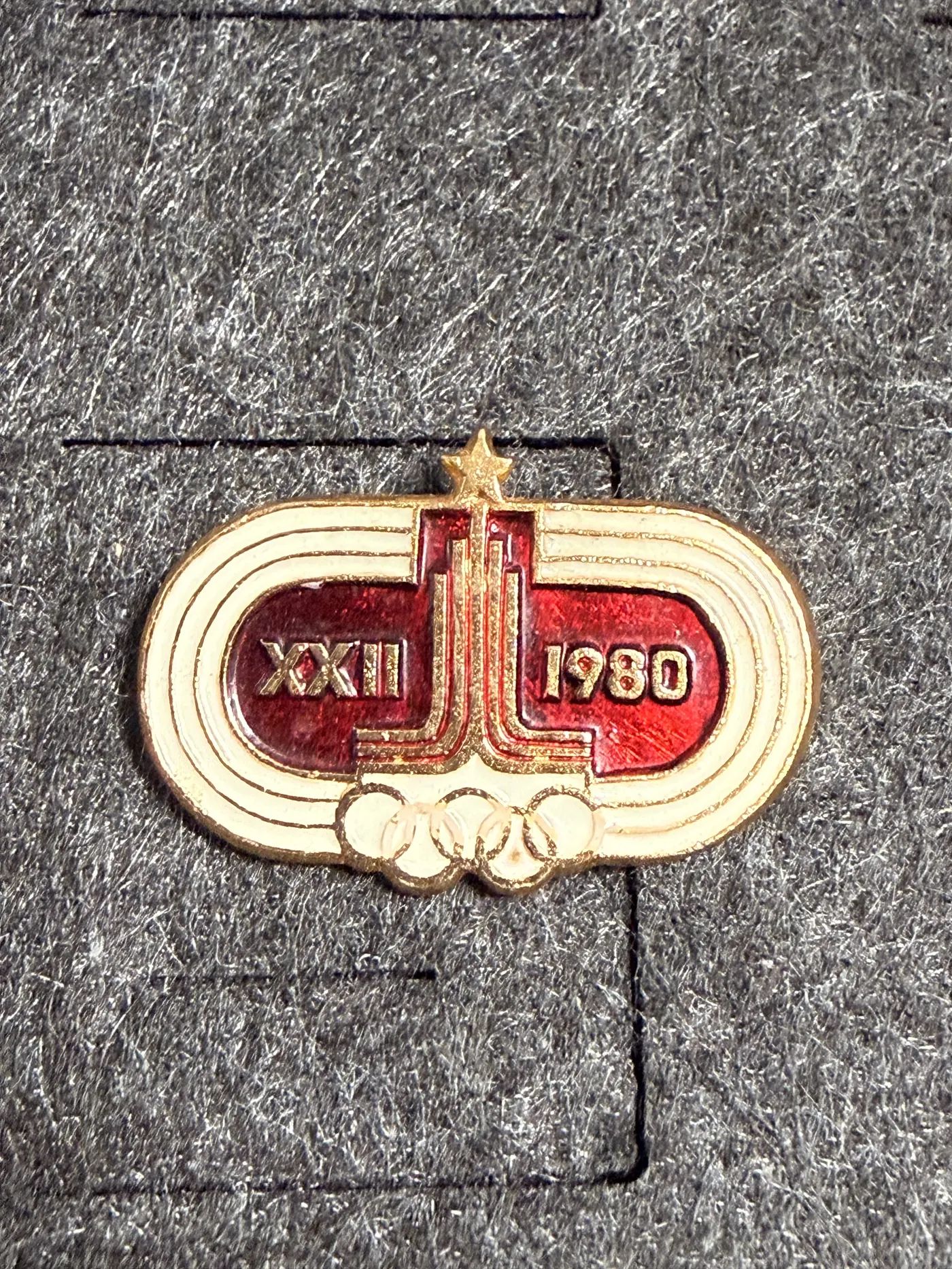Значок XXII Олимпийские игры Москва 1980
