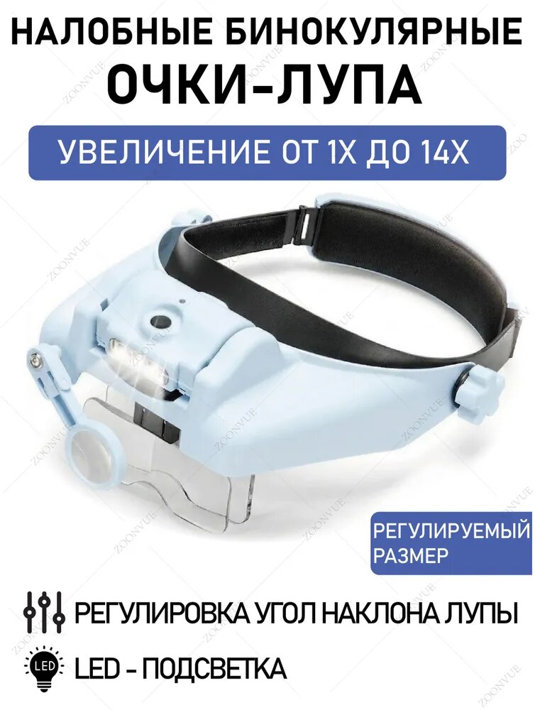 Лупа 14-кратная, диаметр: 160 мм