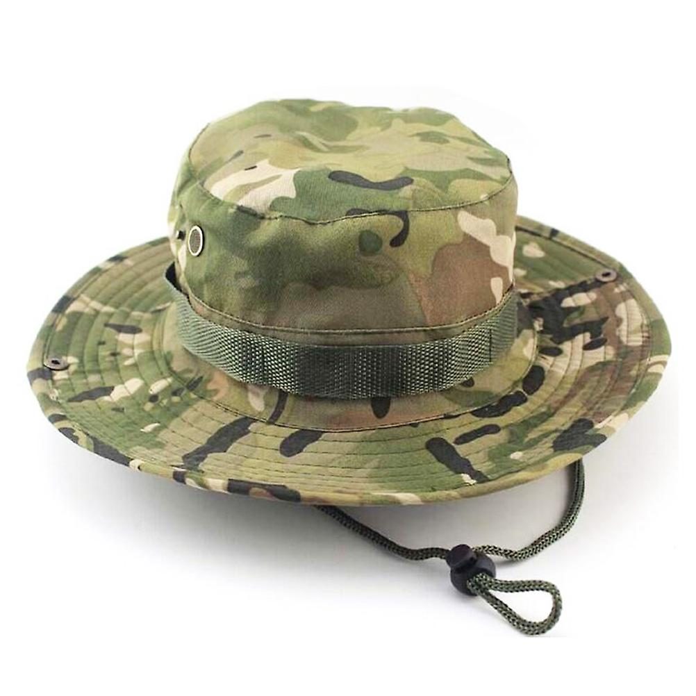 Панама Boonie Bucket Hat для походов, рыбалки и активного отдыха на природе, камуфляж CP.