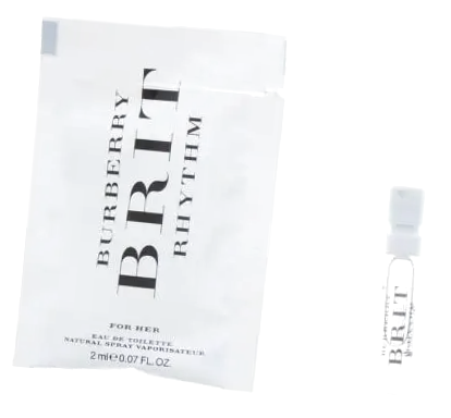 Парфюм в миниатюре: Туалетная вода Burberry Brit Rhythm For Woman пробник 2 / Барбери Брит Ритм Фор Вумен сэмпл