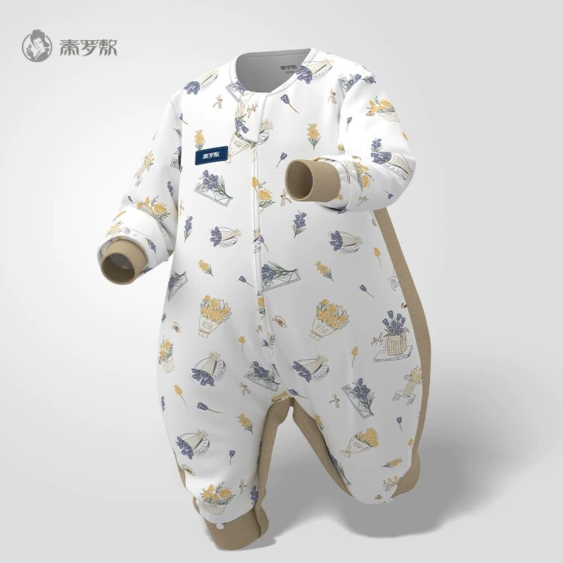 Съемный чехол для сна Luofu Garden с бибом и носком, 4XL для роста 135-150 см