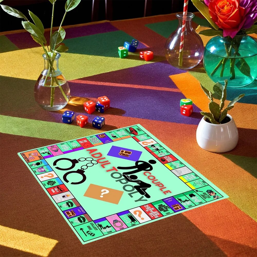 Настольная игра для пары Adult Couple Game Night с игровым полем и фишками