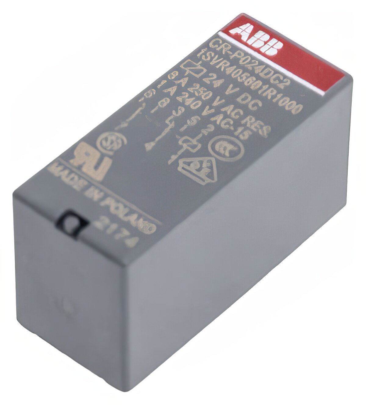 Промежуточное реле ABB CR-P024DC2 24B DC 2ПК 8A 1SVR405601R1000