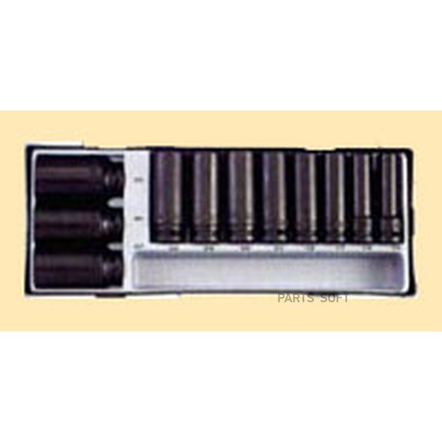 Набор FORCE DR.1/2 ударных CrMo 6-ти гранных головок (12,14,17,19,21,22,23,24,27,30,32мм) L85мм, в пенале,11пр. от официального дистрибьютора, FORCE, артикул 4119