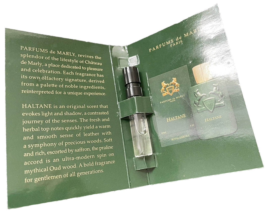 Парфюмерная вода Parfums De Marly Haltane 1.5 пробник / Сэмпл аромата Парфюм Де Марли Халтан / Миниатюра парфюма
