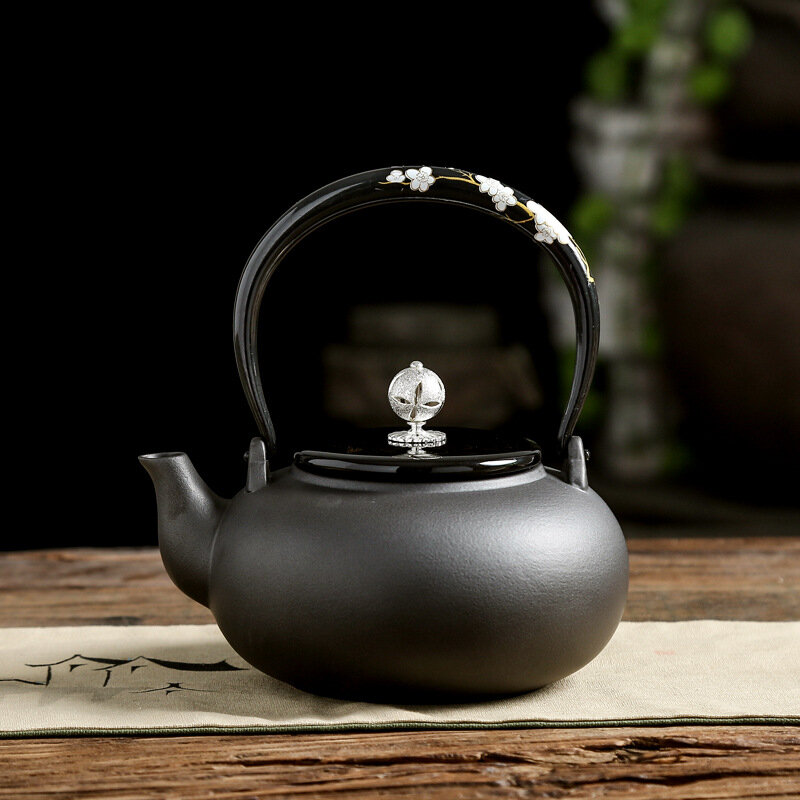 Тайваньская электрическая керамическая плита, чайник с глазурью Инге, антикварный керамический чайник, чайник для заваривания чая, керамический чайник, чайник для заваривания чая
