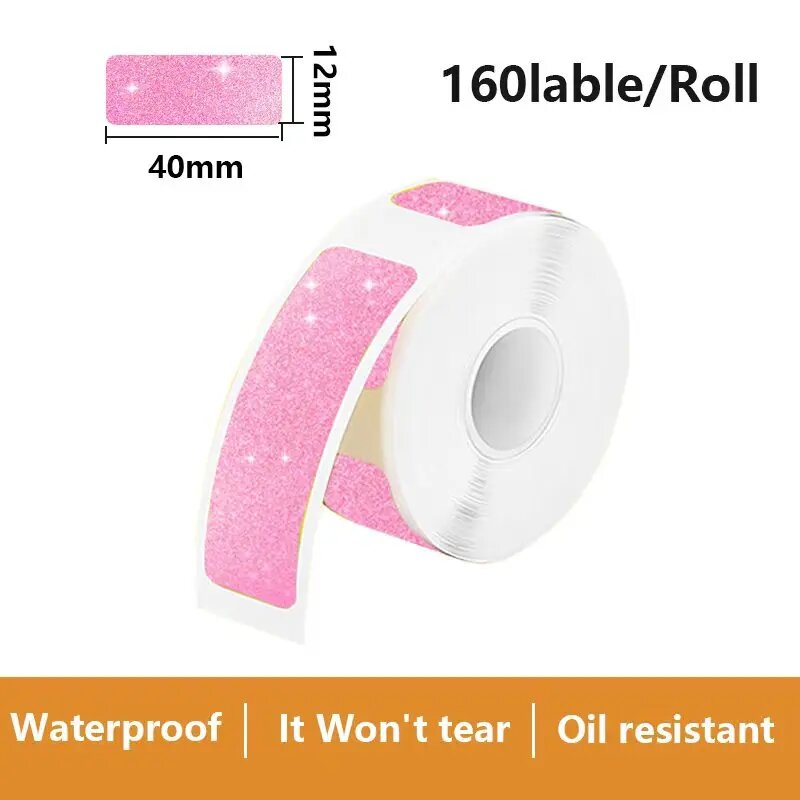 Термоэтикетки Bekia 12x40mm6, 160 шт/рулон