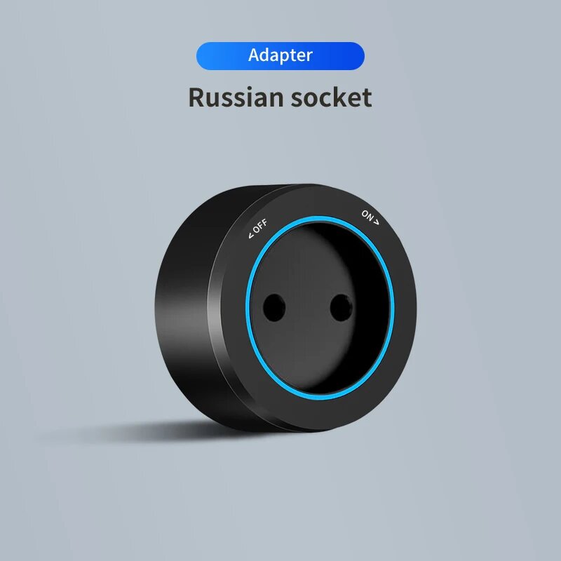 Настенная трековая розетка Евростандарт Black Russian-socket