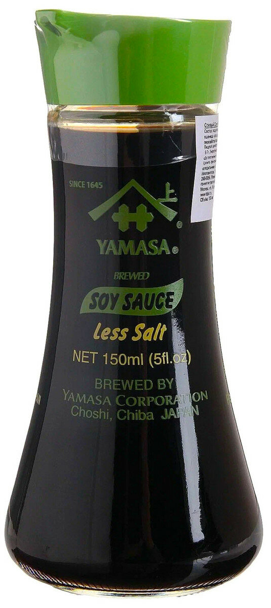 Соус Yamasa соевый с пониженным содержанием соли, 150мл, (1 шт)