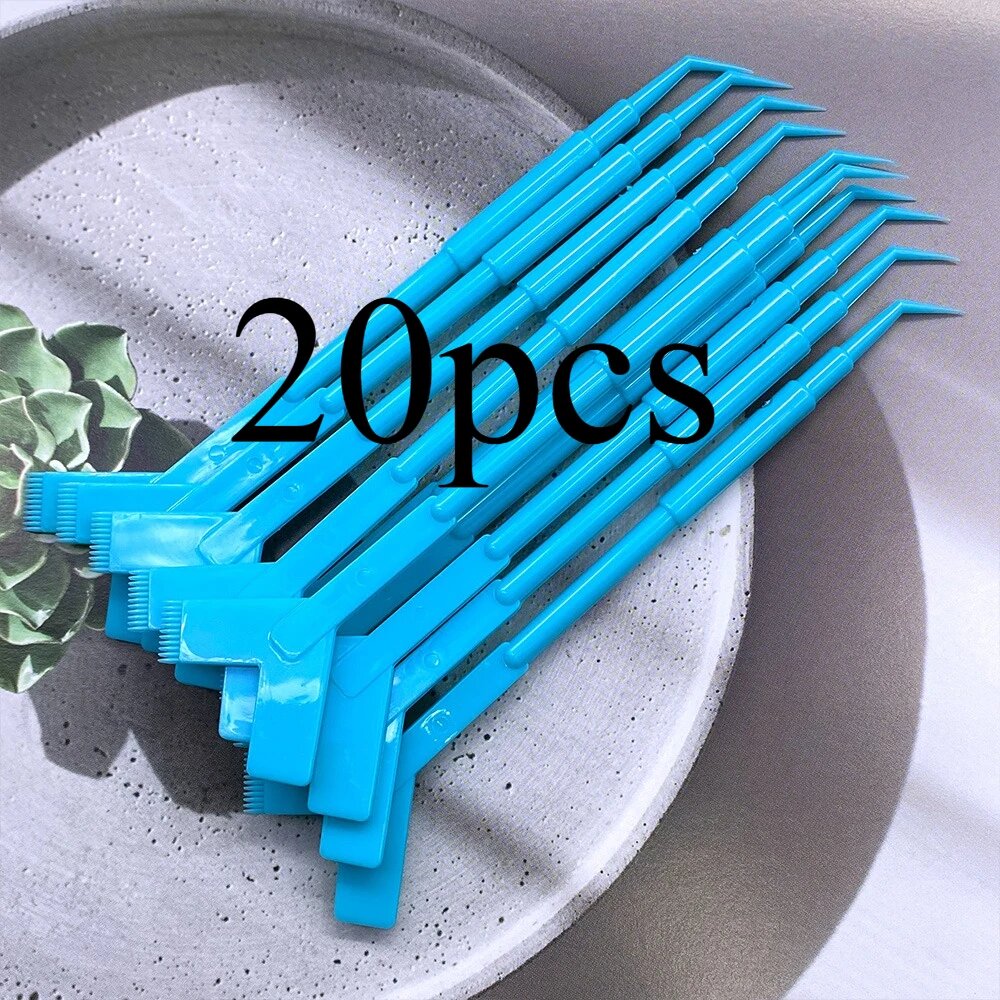 Расчески для накладных ресниц Mollie Lipper 20pcs Blue