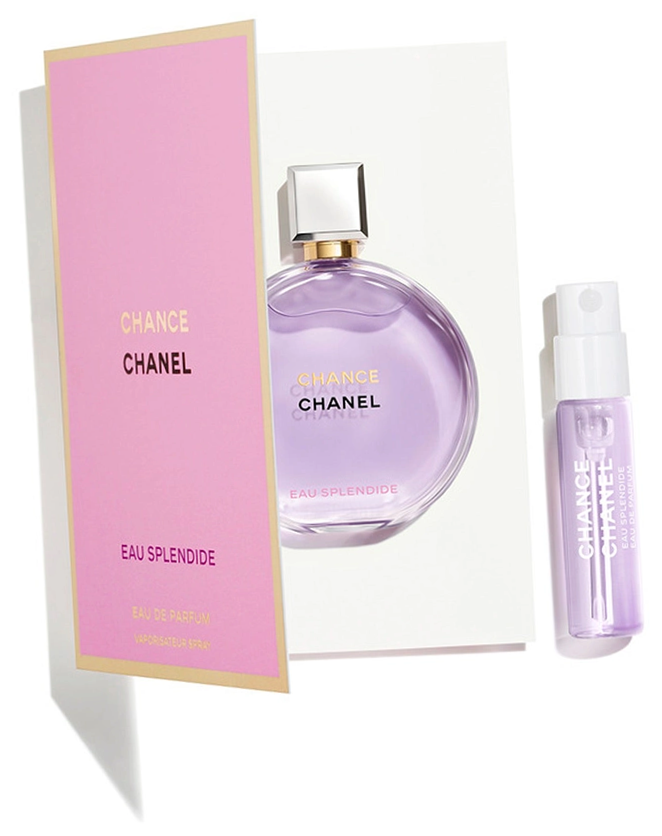 Сэмпл парфюма Chanel Chance Eau Splendide 1.5 / Парфюмерная вода Шанель Шанс О Сплендид пробник / Аромат в мини-флаконе