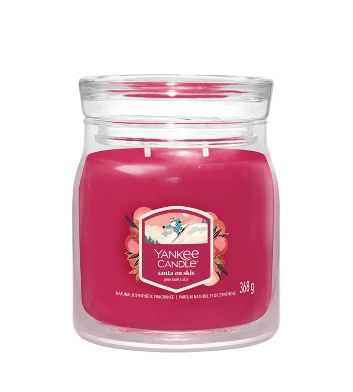 Свеча Yankee Candle Santa On Skis Signature 368 г