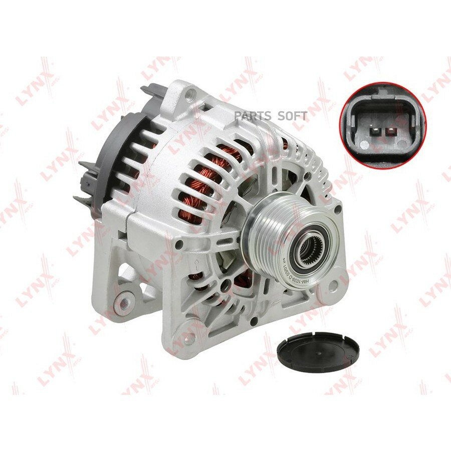 Генератор 110A NISSAN Micra (K12), Note (E11), Terrano, Tiida / RENAULT Clio II, Duster, Kangoo, Logan, Megane II, Sandero Stepway от официального дистрибьютора, LYNXAUTO, артикул EA1210
