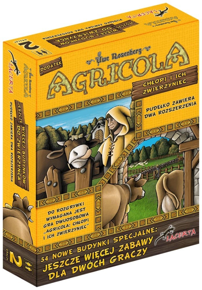 Настольная игра Lacerta Agricola Ещё больше зданий для зверинца, дополнение к игре для детей