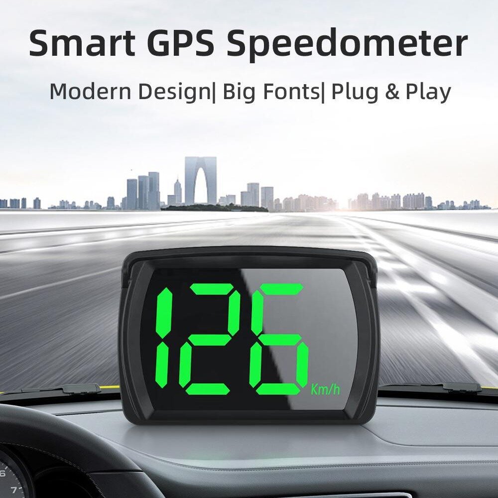 Универсальный автомобильный HUD дисплей GPS спидометр одометр с черным USB кабелем Комплект 1